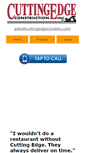 Mobile Screenshot of cuttingedgeconstinc.com